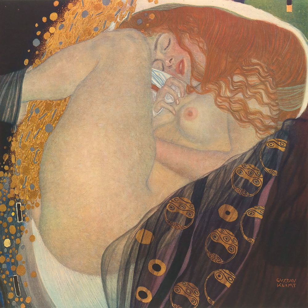 Danae, Gustav Klimt art prints