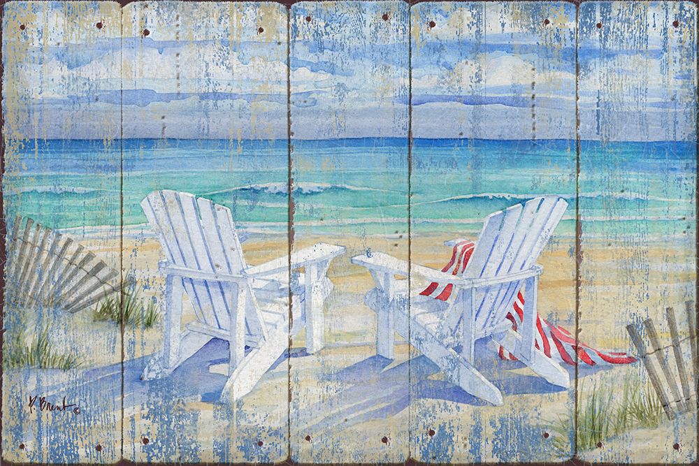 Beachview â€“ Distressed art print by Paul Brent for $57.95 CAD