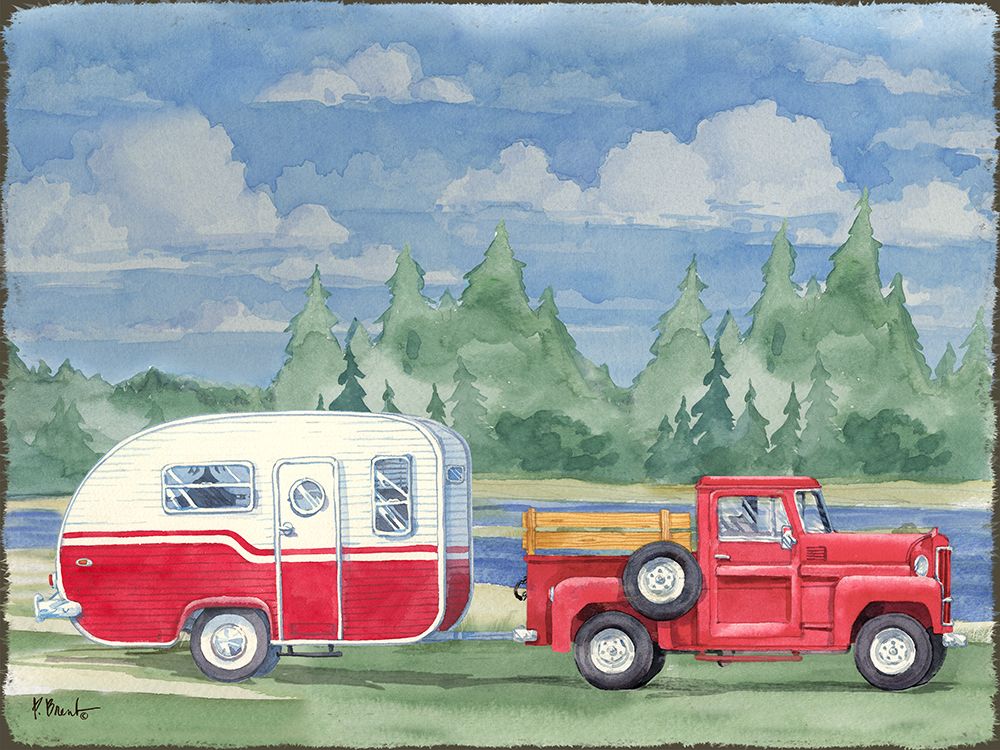 Campground Pass art print by Paul Brent for $57.95 CAD