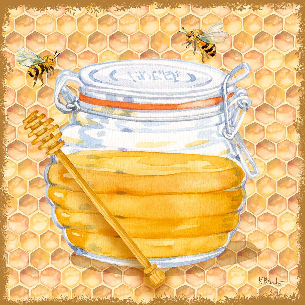 Honey Pot III - Honeycomb art print by Paul Brent for $57.95 CAD