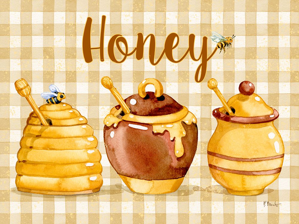 Honey Pot Horizontal - Speckled art print by Paul Brent for $57.95 CAD