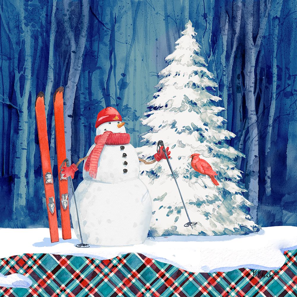 Frosted Snowman III art print by Paul Brent for $57.95 CAD