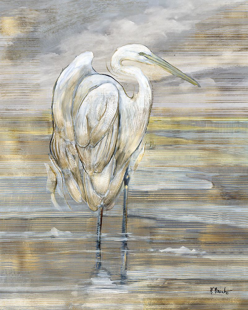 Golden Egret art print by Paul Brent for $57.95 CAD