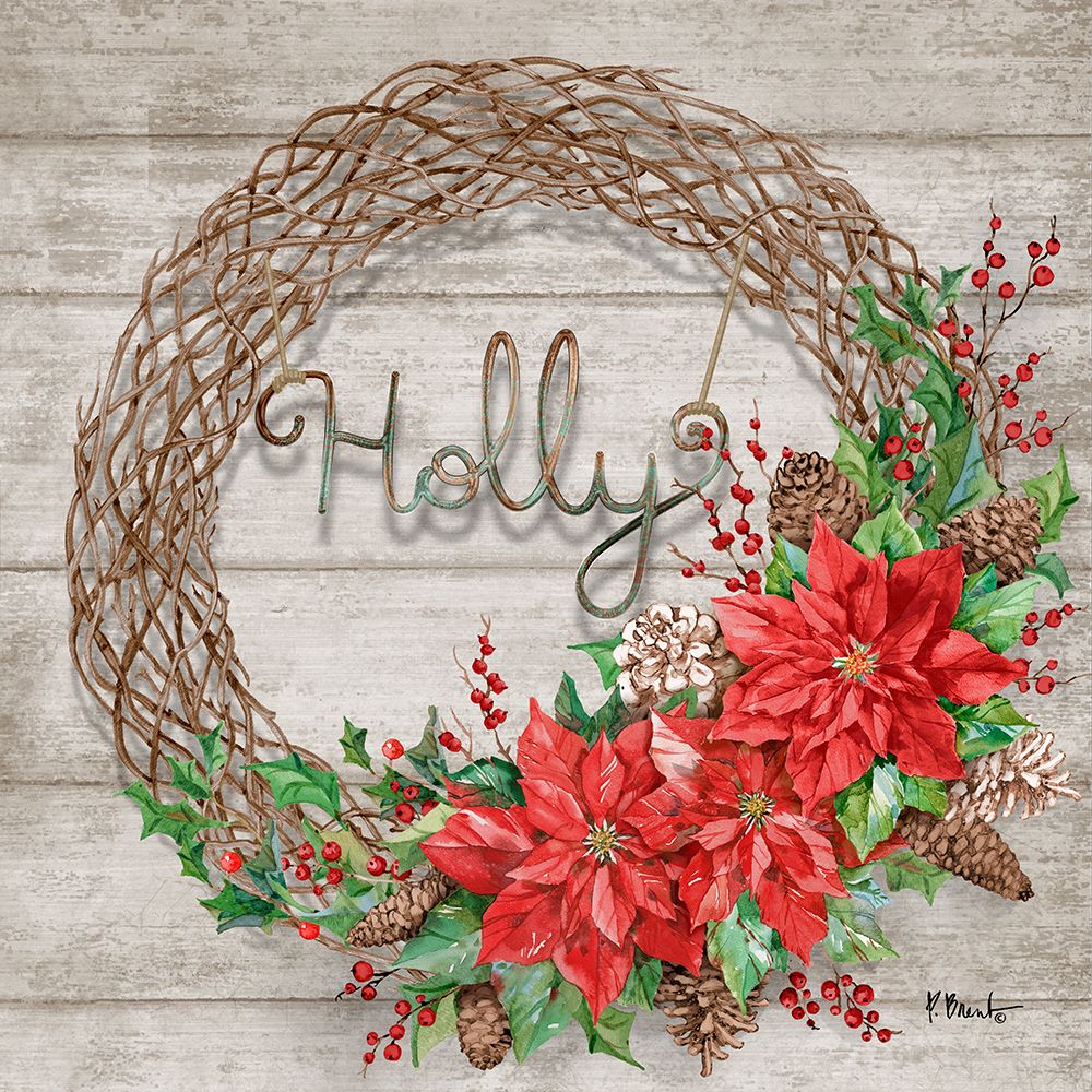 Wreath Greeting I art print by Paul Brent for $57.95 CAD