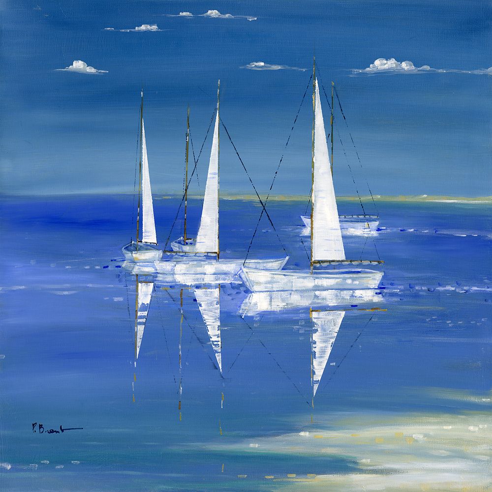 Serenity Sailboats art print by Paul Brent for $57.95 CAD