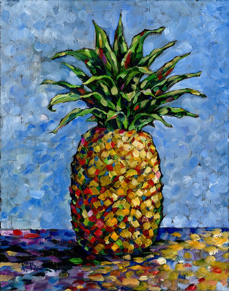 Impressions of Pineapples II art print by Paul Brent for $57.95 CAD