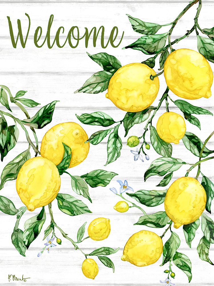 Sicilian Lemons Vertical art print by Paul Brent for $57.95 CAD