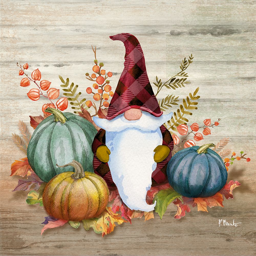 Autumn Gnome I art print by Paul Brent for $57.95 CAD