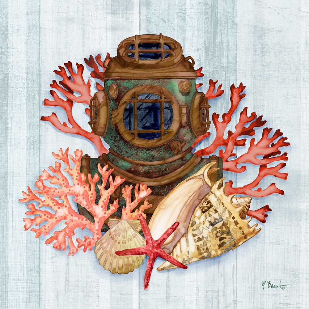 Coral Dive IV art print by Paul Brent for $57.95 CAD