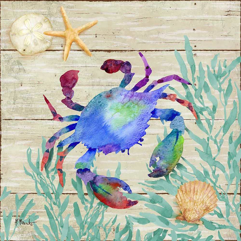 Seagrove Crab I art print by Paul Brent for $57.95 CAD