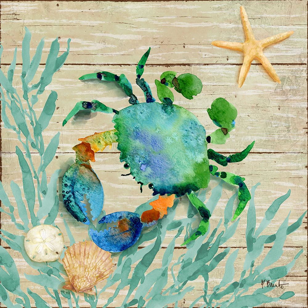 Seagrove Crab II art print by Paul Brent for $57.95 CAD