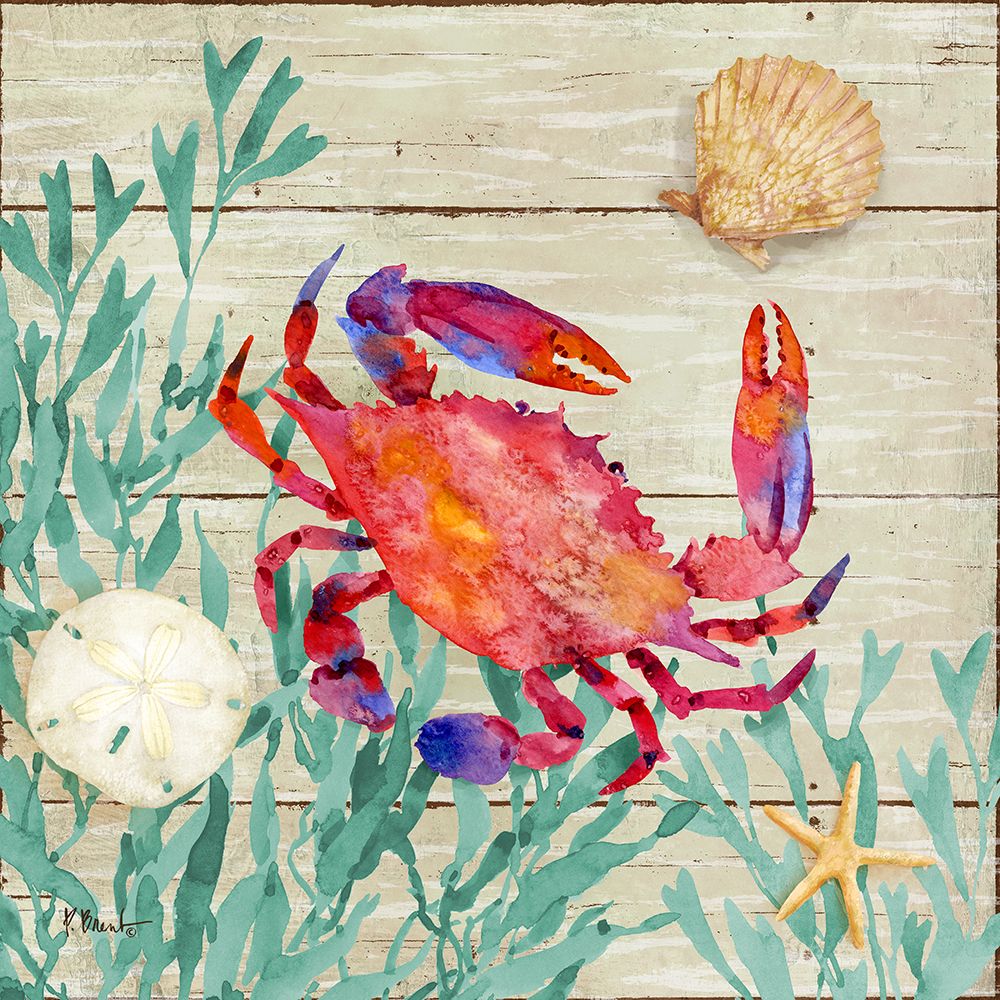 Seagrove Crab III art print by Paul Brent for $57.95 CAD