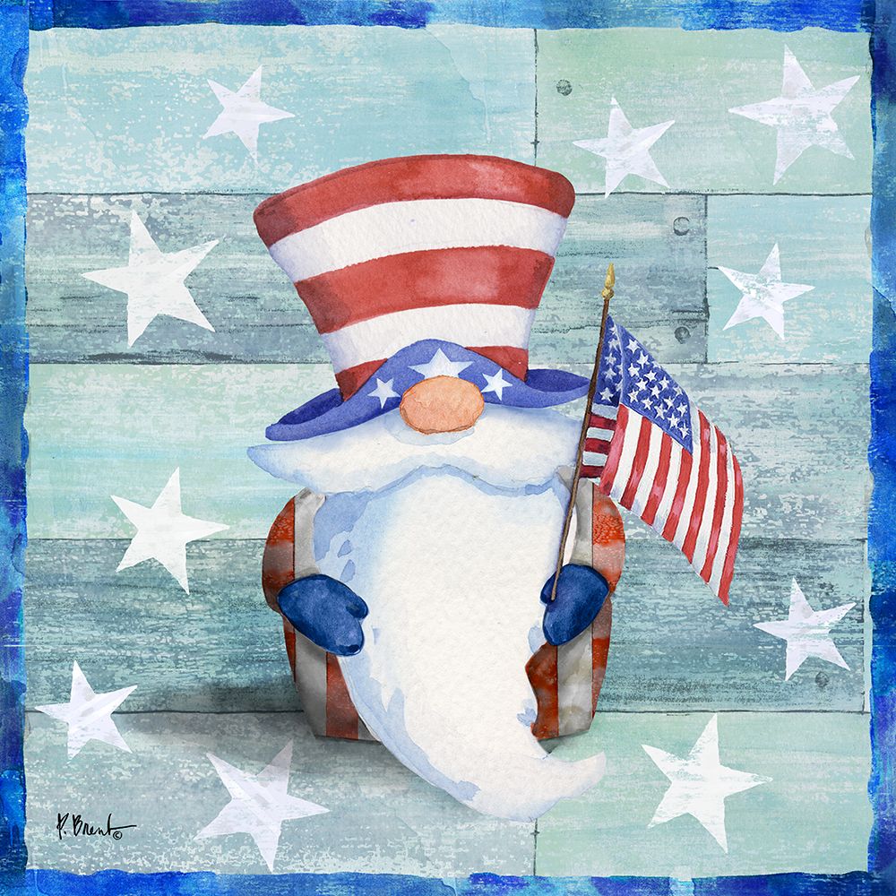 Freedom Gnome I art print by Paul Brent for $57.95 CAD