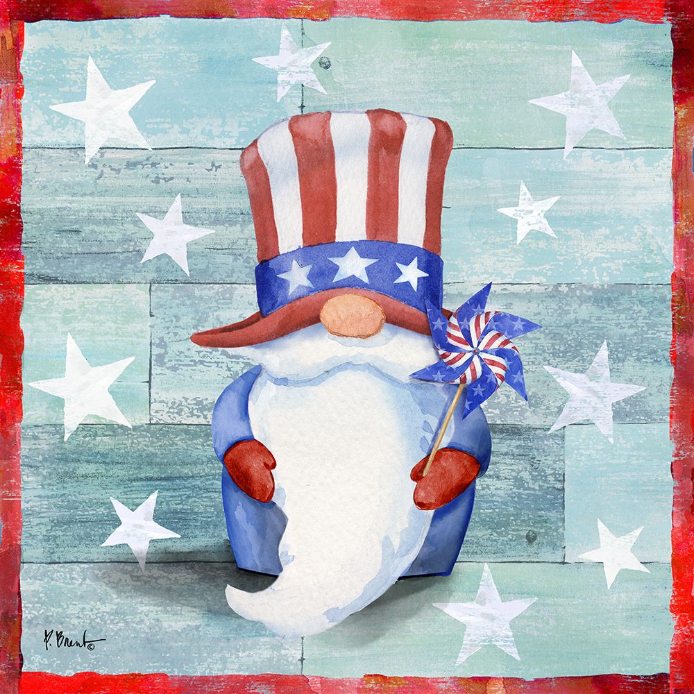 Freedom Gnome III art print by Paul Brent for $57.95 CAD