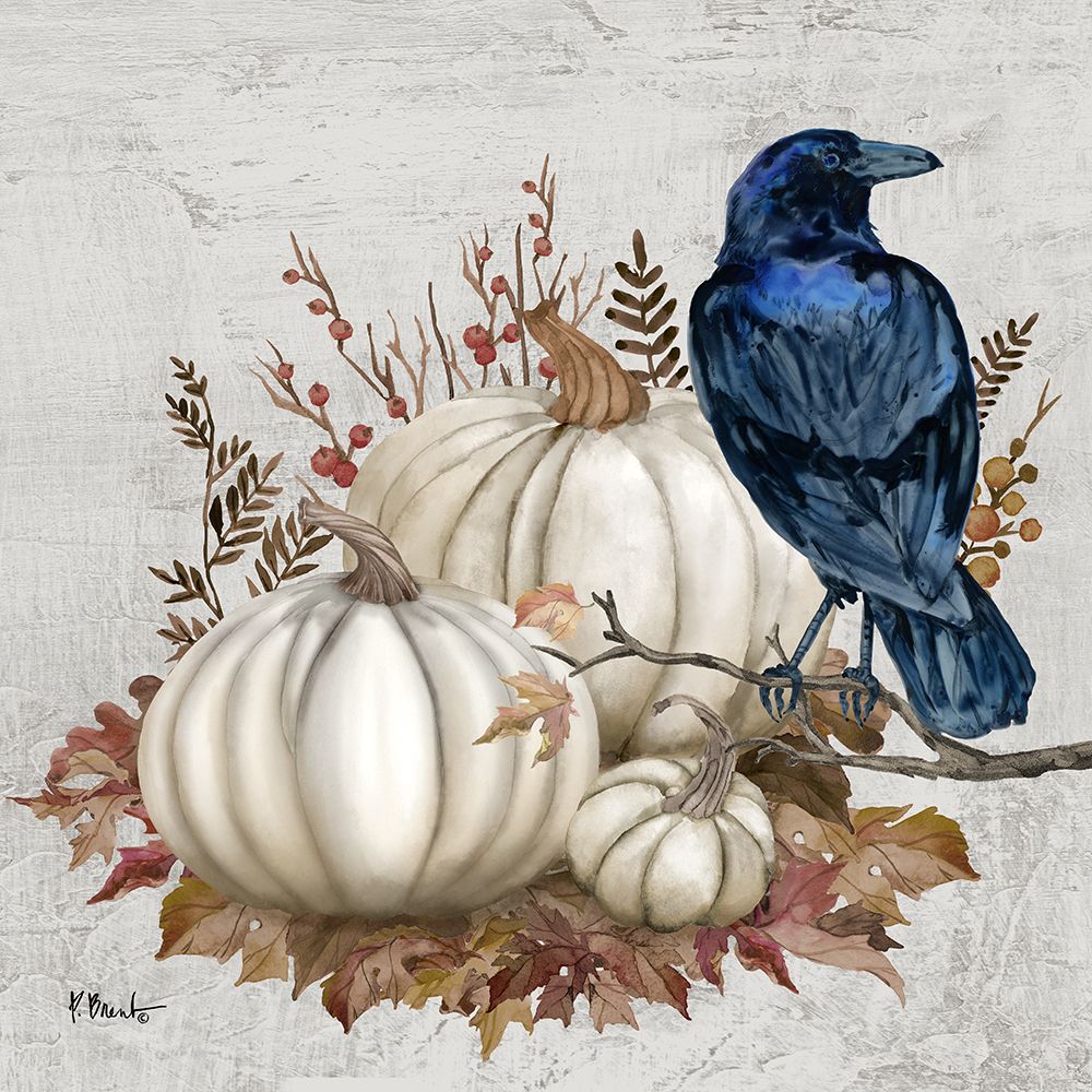 Fall Crow I art print by Paul Brent for $57.95 CAD