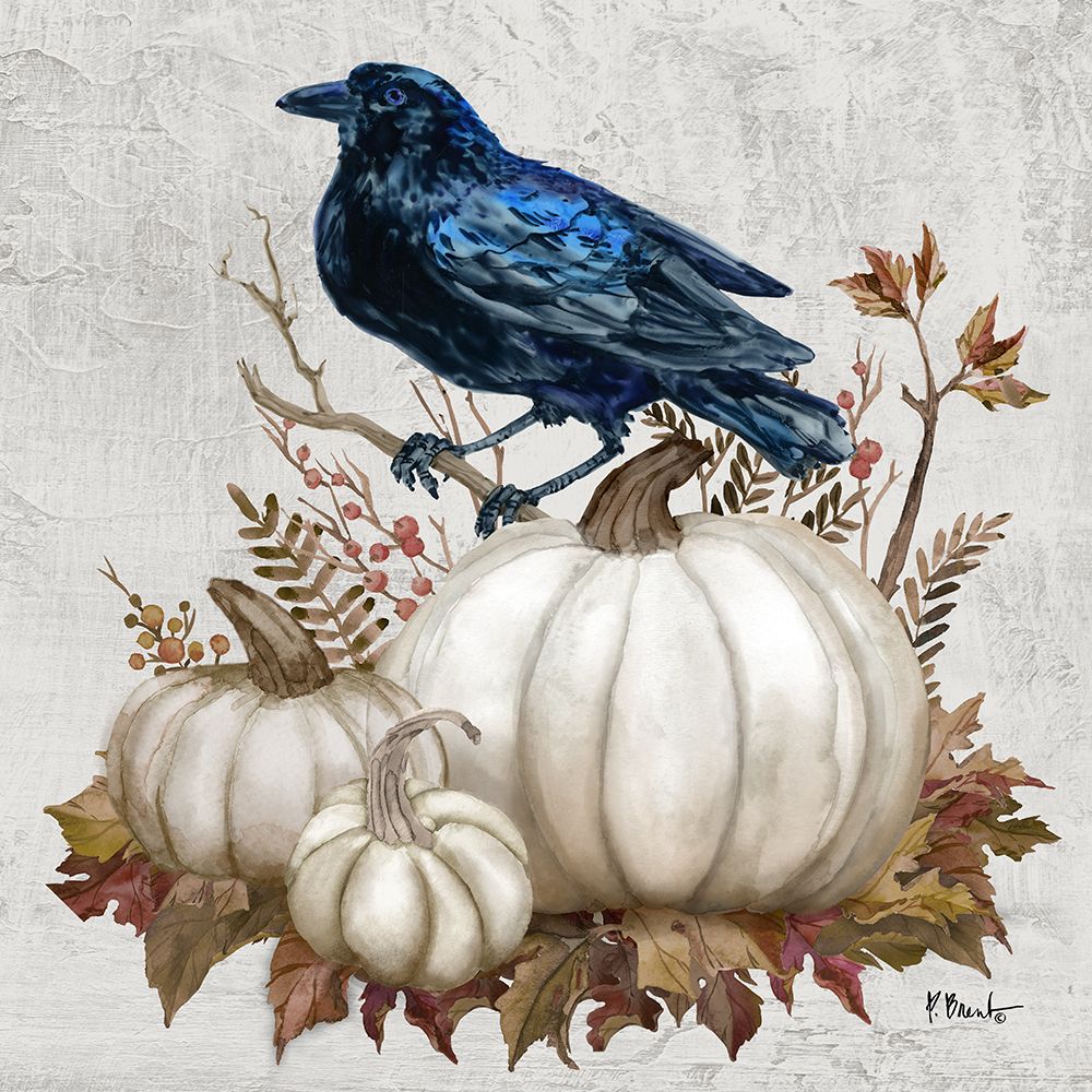 Fall Crow IV art print by Paul Brent for $57.95 CAD