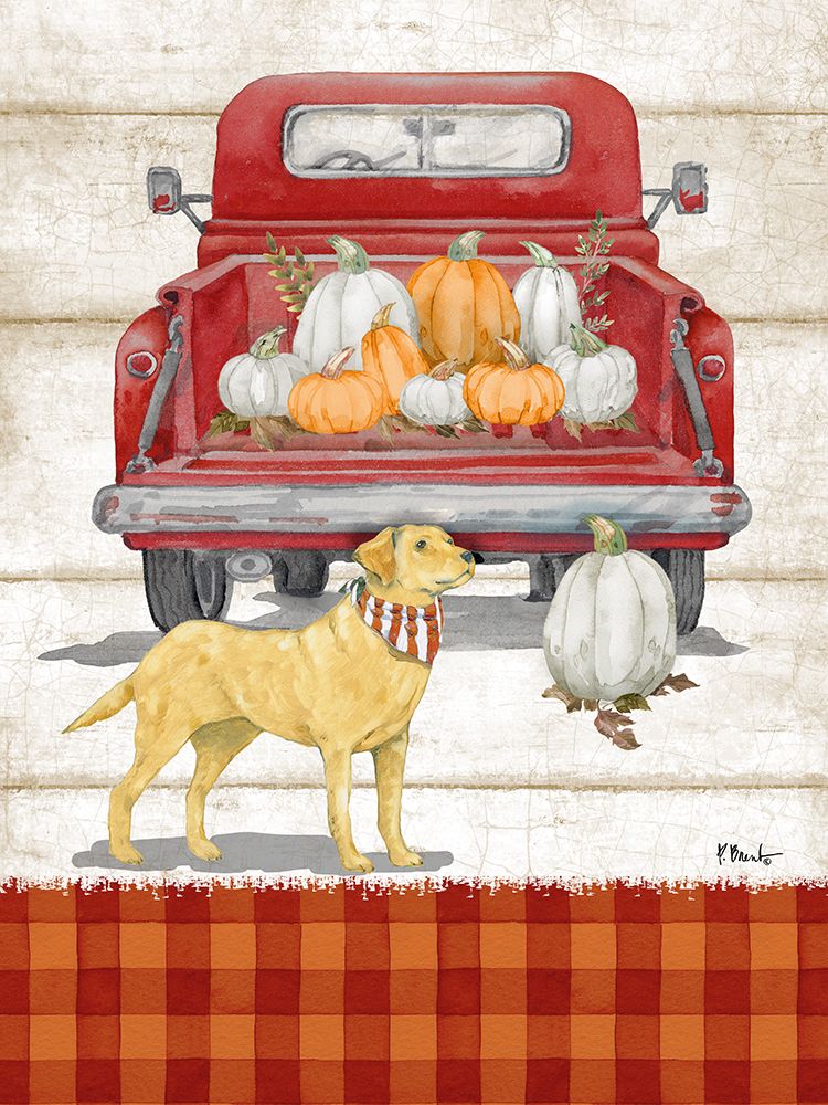 Pup-kin Truck art print by Paul Brent for $57.95 CAD