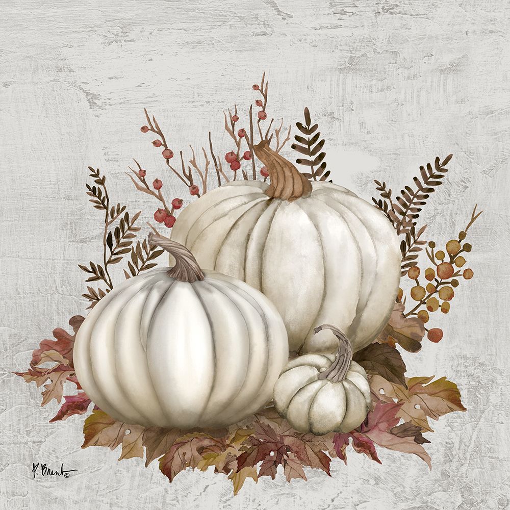 Caramel Pumpkins I art print by Paul Brent for $57.95 CAD