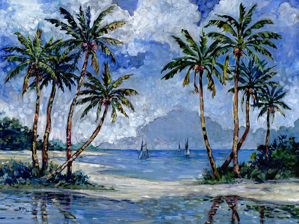 Impressions of Palms Horizontal I art print by Paul Brent for $57.95 CAD