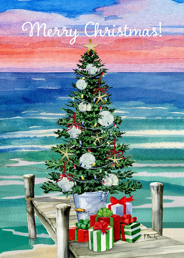 Christmas Tree Dock art print by Paul Brent for $57.95 CAD
