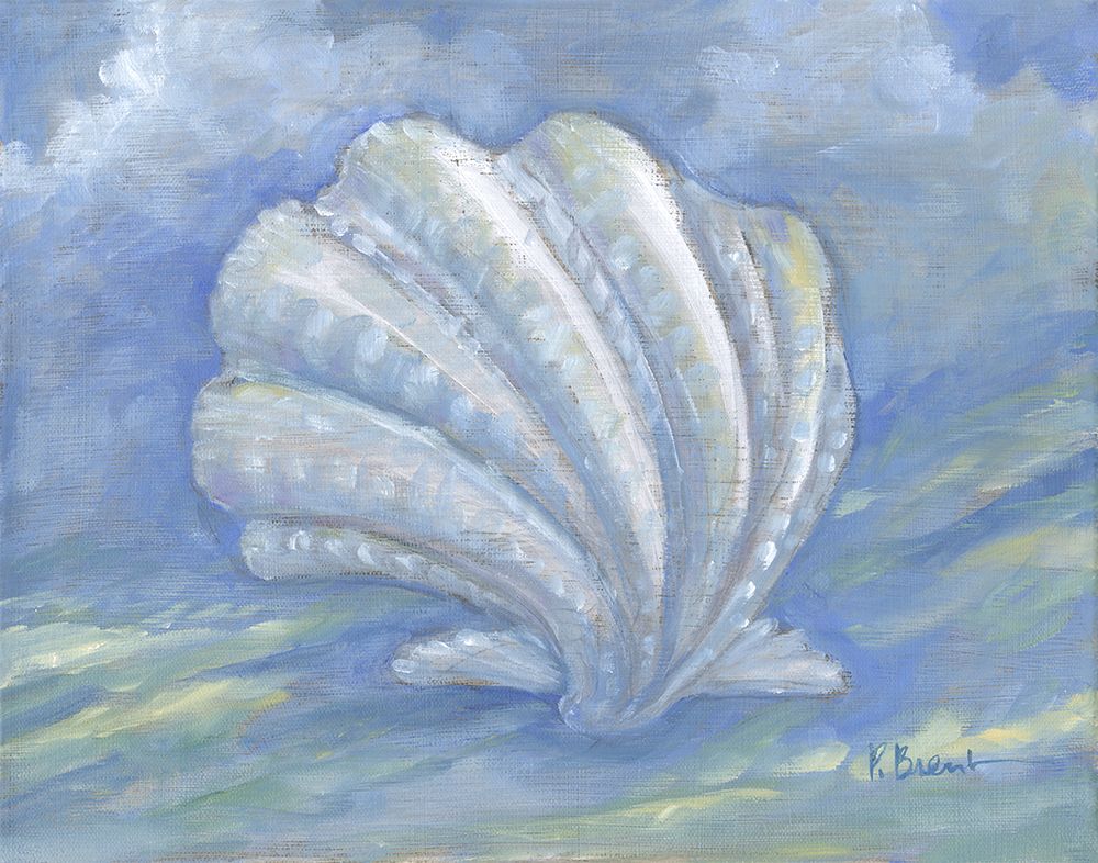 Impressions of Shells IV - Scallop art print by Paul Brent for $57.95 CAD