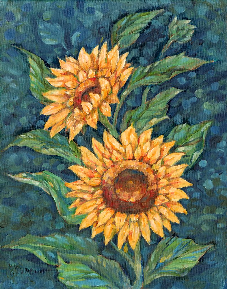 Impressions of Sunflowers III art print by Paul Brent for $57.95 CAD