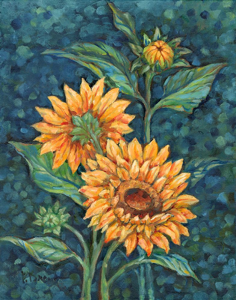 Impressions of Sunflowers IV art print by Paul Brent for $57.95 CAD