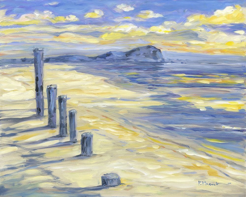 Pilings on the Beach art print by Paul Brent for $57.95 CAD