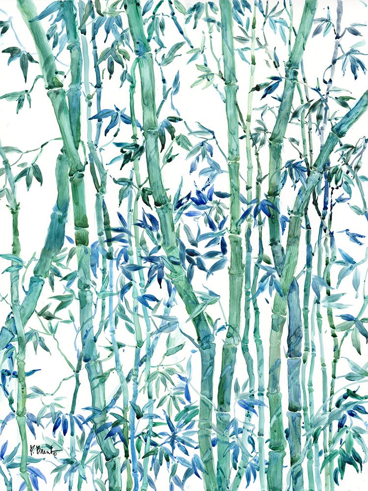 Bamboo Grove Vertical art print by Paul Brent for $57.95 CAD