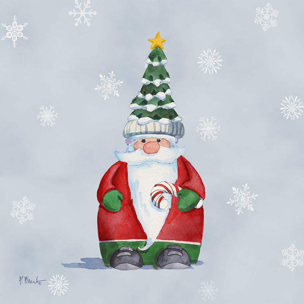 Christmas Gnome I art print by Paul Brent for $57.95 CAD