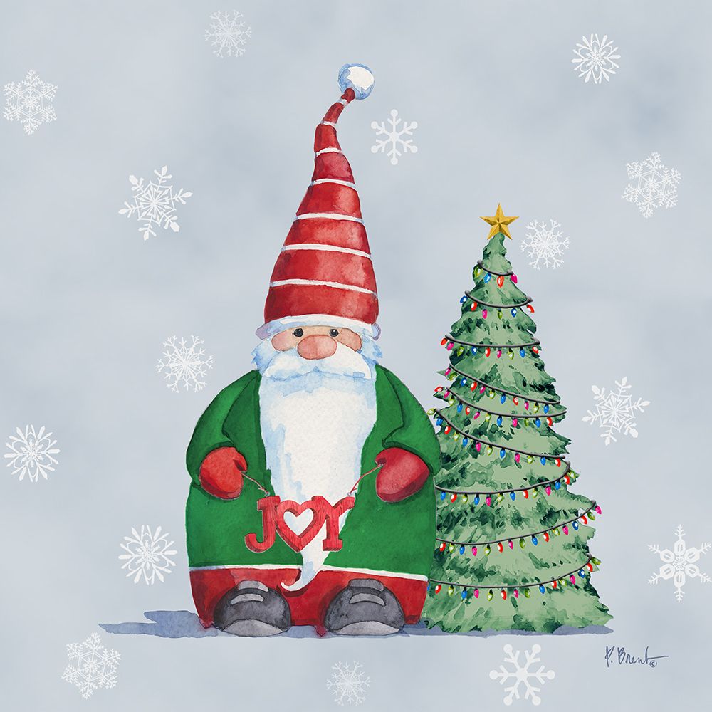 Christmas Gnome II art print by Paul Brent for $57.95 CAD