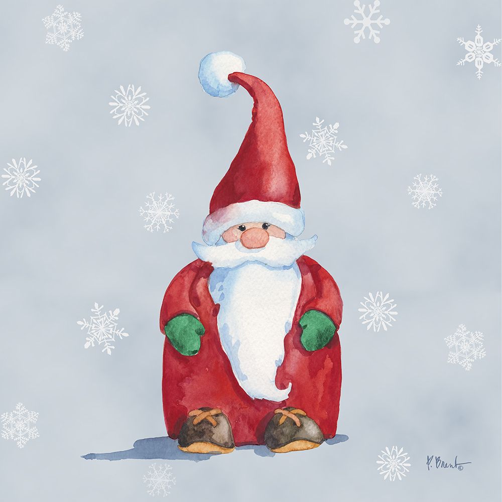 Christmas Gnome IV art print by Paul Brent for $57.95 CAD