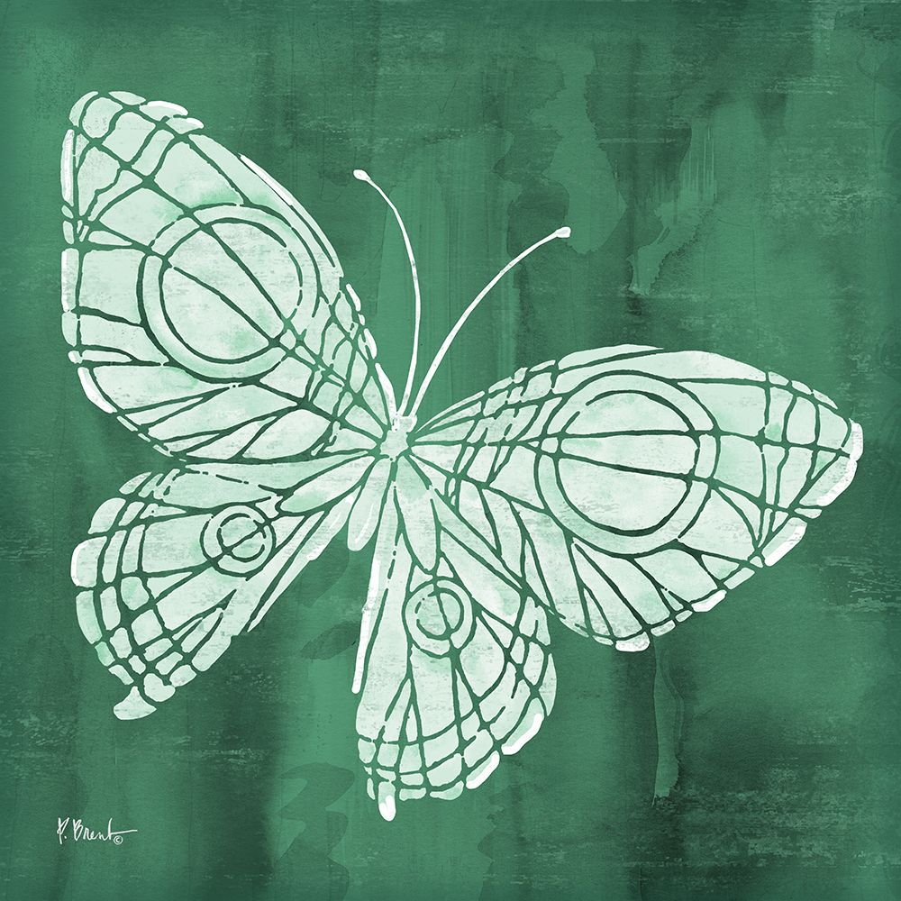 Garden Flight I - Emerald art print by Paul Brent for $57.95 CAD