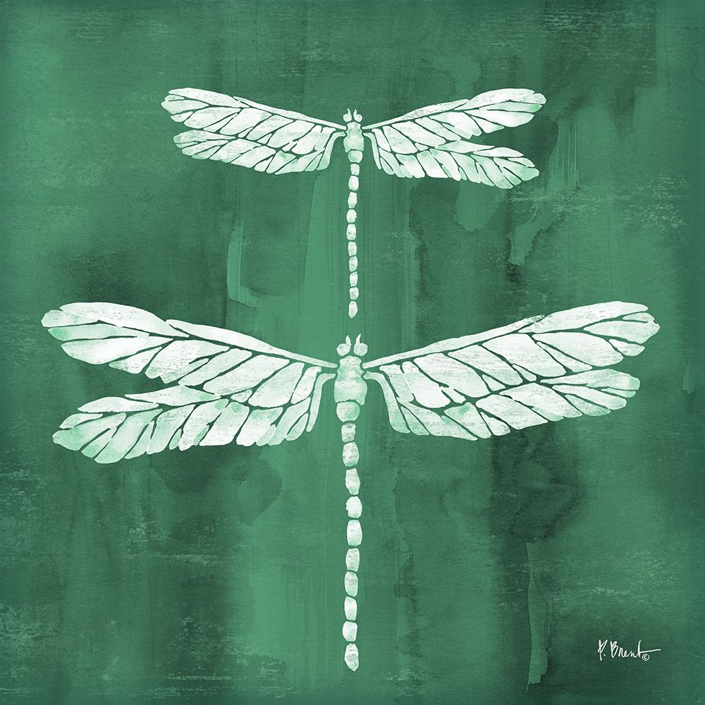 Garden Flight II - Emerald art print by Paul Brent for $57.95 CAD