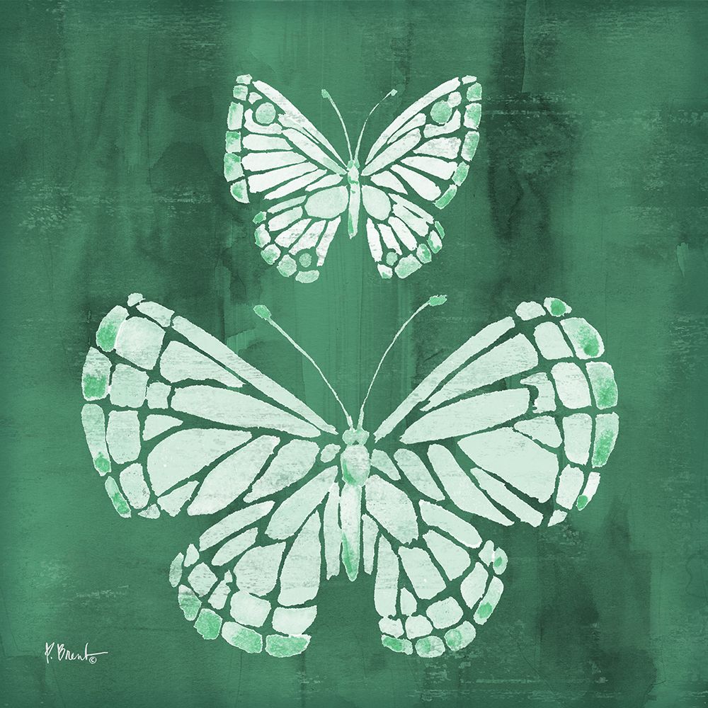 Garden Flight III - Emerald art print by Paul Brent for $57.95 CAD