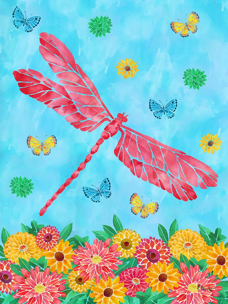 Blooming Flight Vertical I art print by Paul Brent for $57.95 CAD