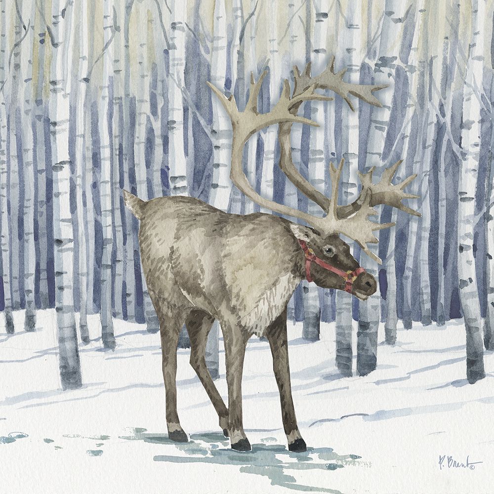 Birch Reindeer III art print by Paul Brent for $57.95 CAD