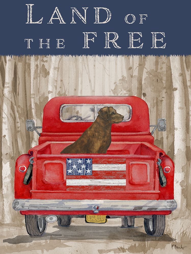 Freedom Forest Truck I art print by Paul Brent for $57.95 CAD