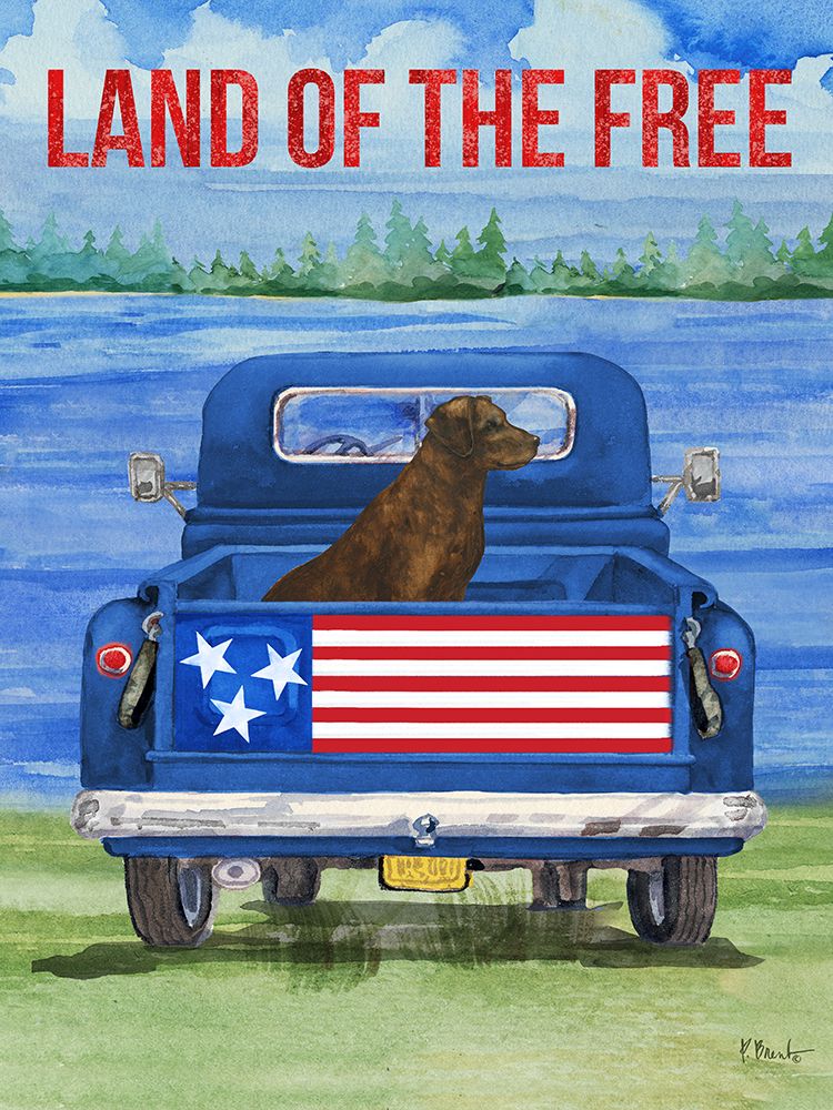 Freedom Lake Truck I art print by Paul Brent for $57.95 CAD