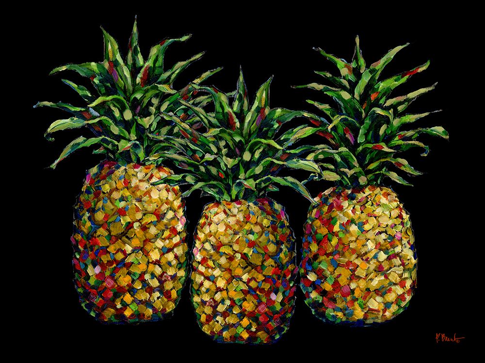 Valera Pineapples Horizontal art print by Paul Brent for $57.95 CAD