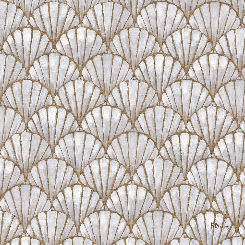 Deco Shell Pattern art print by Paul Brent for $57.95 CAD