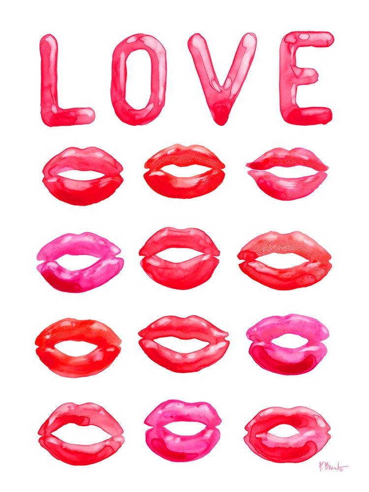 Lovers Day Vertical I art print by Paul Brent for $57.95 CAD