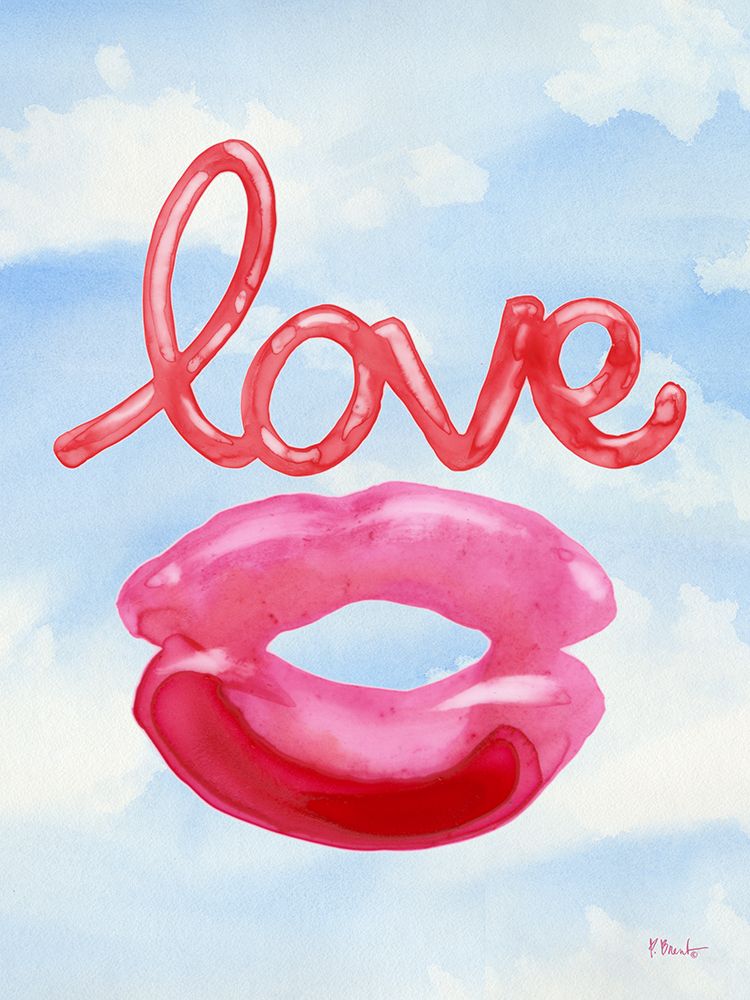 Lovers Day Vertical V art print by Paul Brent for $57.95 CAD