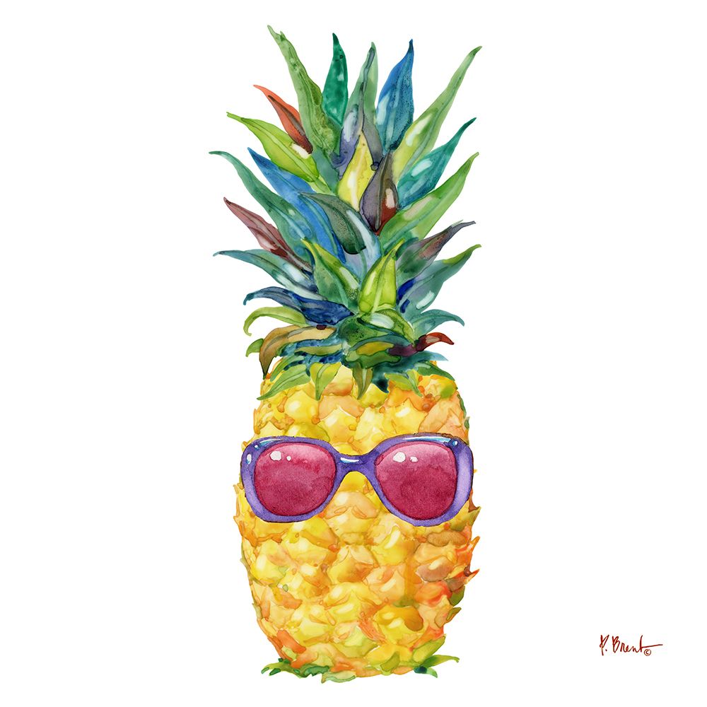 Cool Kona Pineapple IV art print by Paul Brent for $57.95 CAD