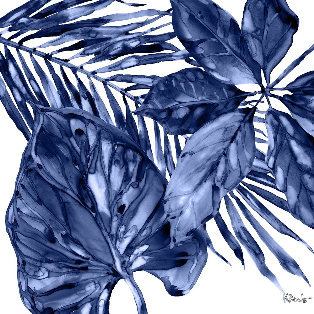 Hued Palm Fronds III art print by Paul Brent for $57.95 CAD