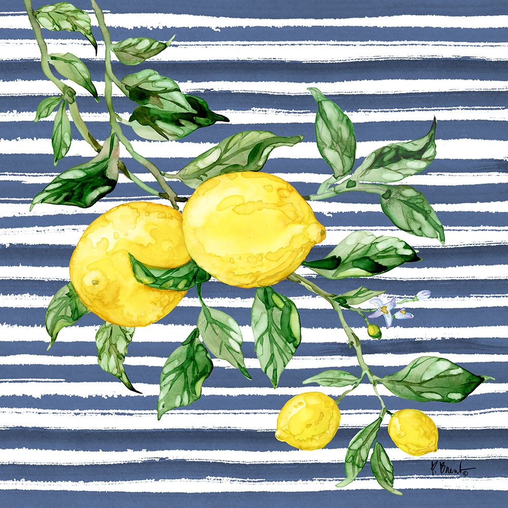 Juicy Lemon Vine I art print by Paul Brent for $57.95 CAD