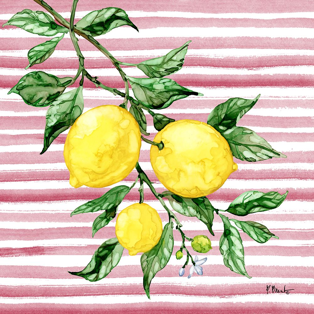 Juicy Lemon Vine III art print by Paul Brent for $57.95 CAD