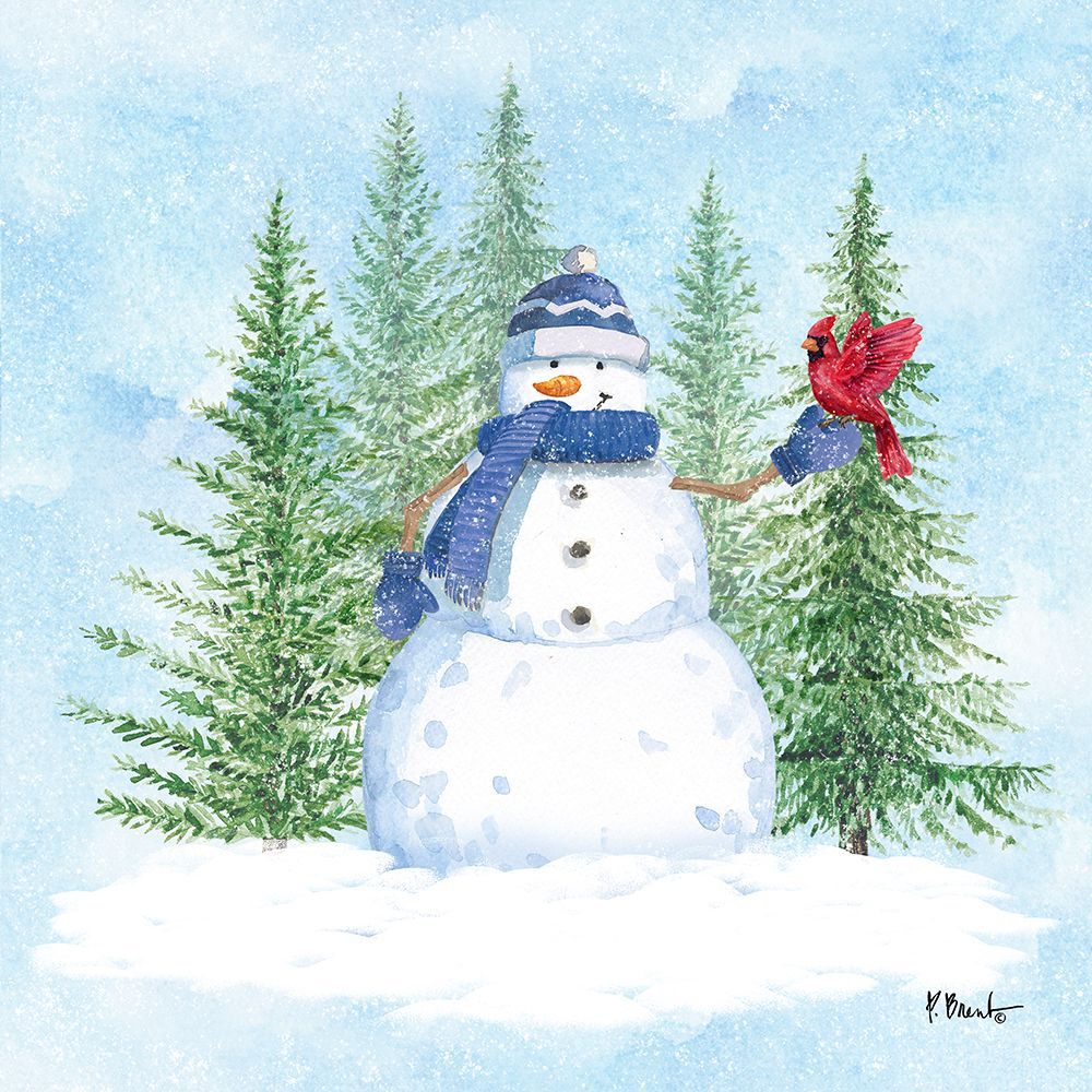 Snowman Forest IV art print by Paul Brent for $57.95 CAD