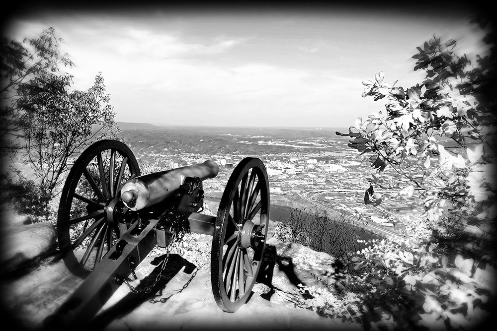 Lookout Cannon BW Holga art print by Rachel Lee for $57.95 CAD
