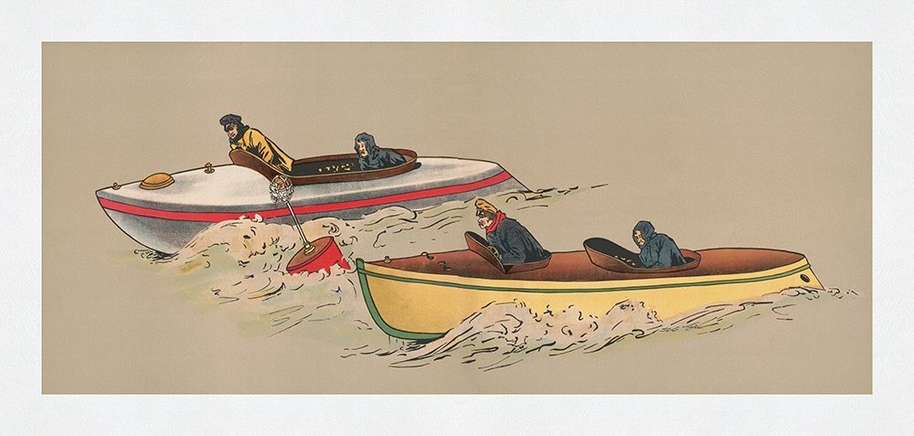 Motor Boats art print by Screendoor for $57.95 CAD